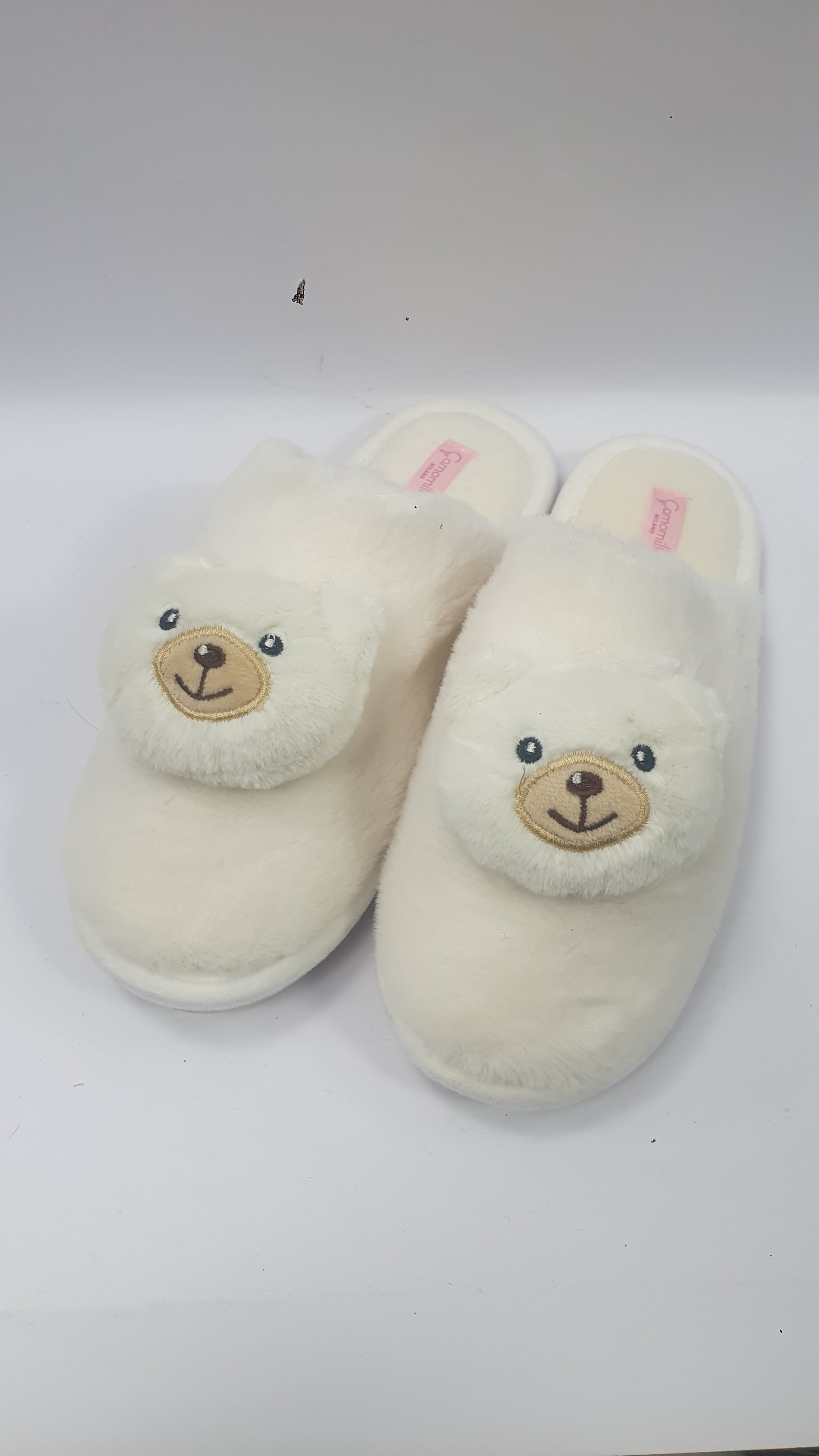 Ciabatte donna orso bianco di camomilla Milano