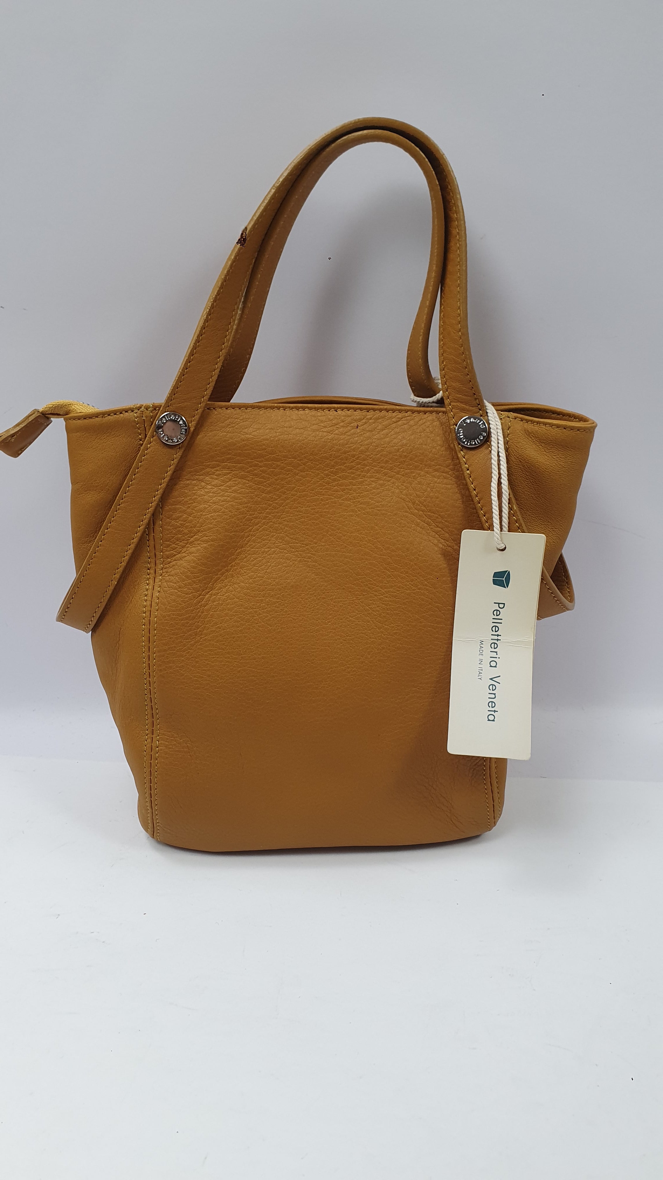 Borsa a tracolla pelletteria veneta verde/ ocra/ rossa fantasia