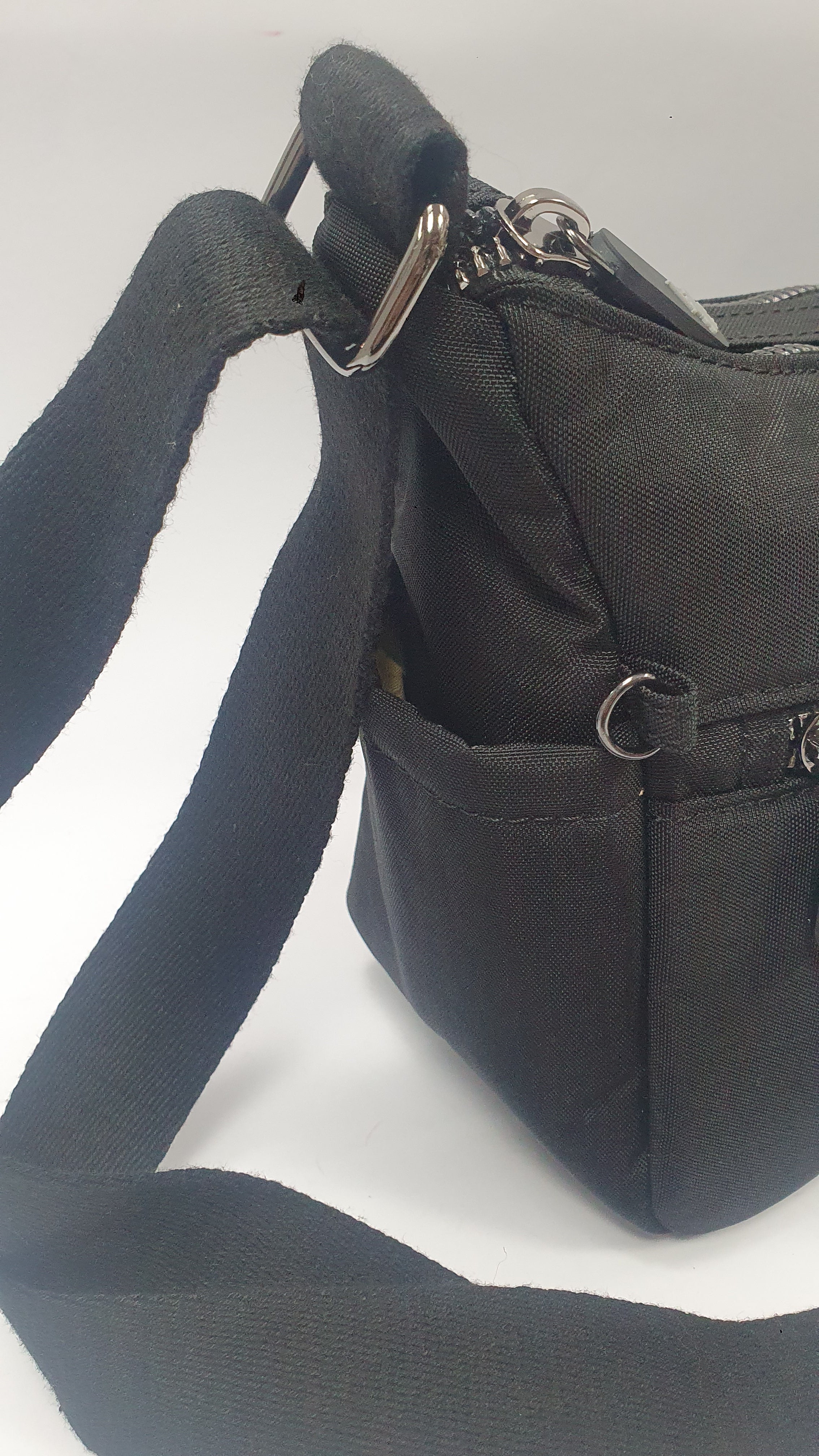 borsa donna di beverly hills polo club bh-3954p nero/ tortora