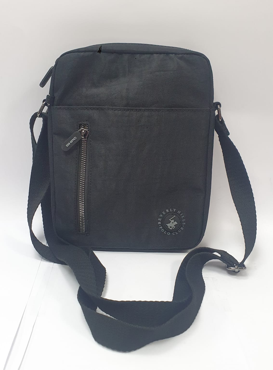 BORSELLO UOMO DI BEVERLY HILLS POLP CLUB BH-3952G NERO/ BLU/ BEIGE