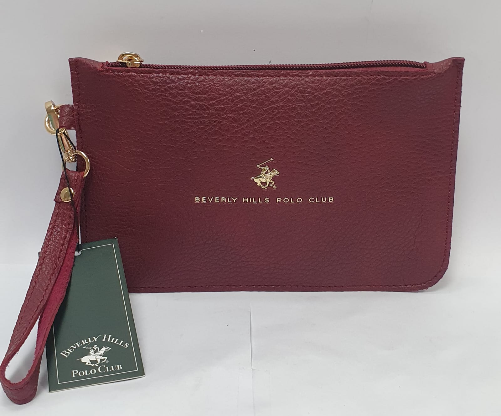 pochette donna beverly hills polo club bh-3526 bordò / nero/ verde / cuoio