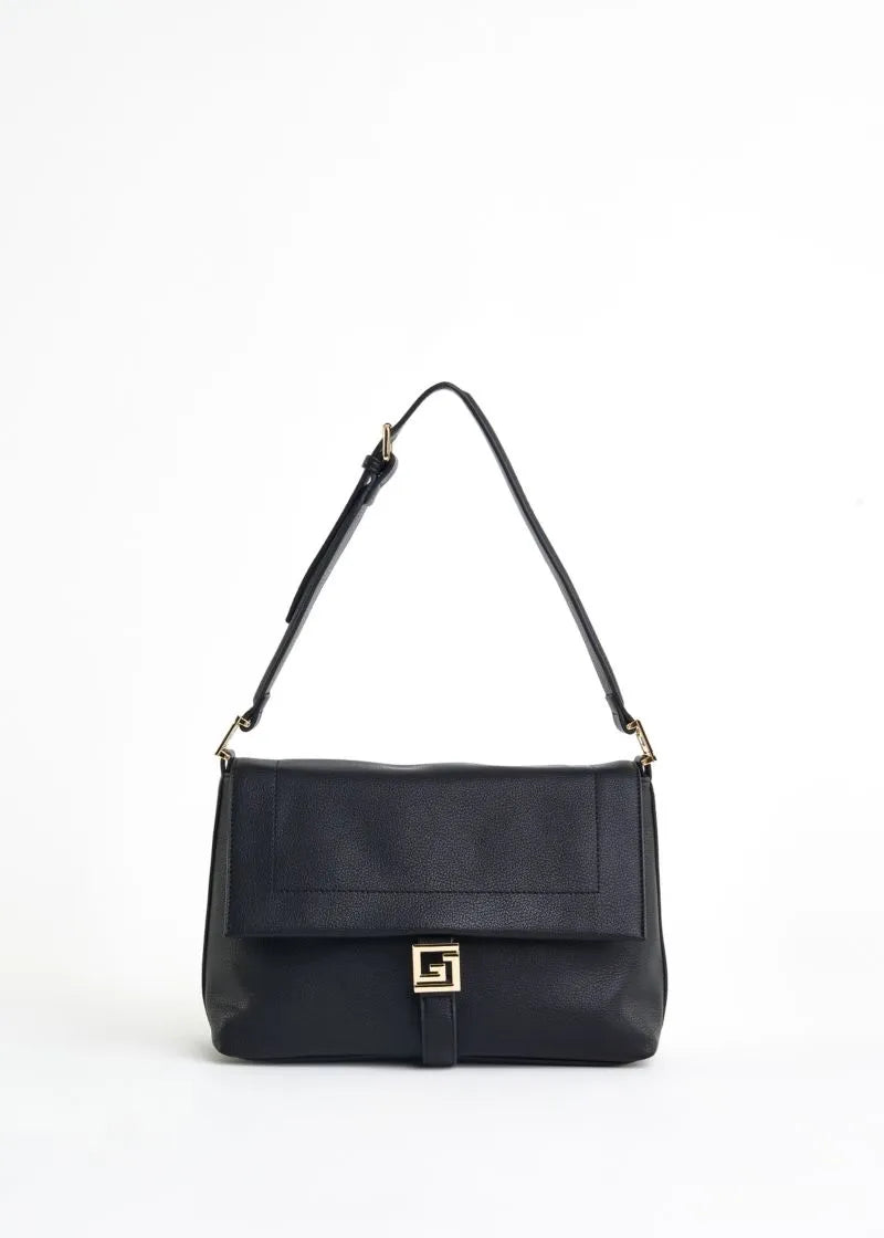 borsa donna di gaudì V4AE-11611  nero/ marrone/ crema