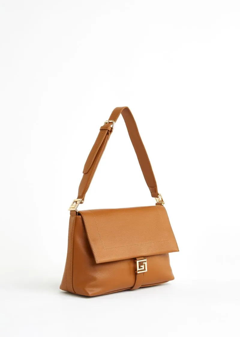 borsa donna di gaudì V4AE-11611  nero/ marrone/ crema