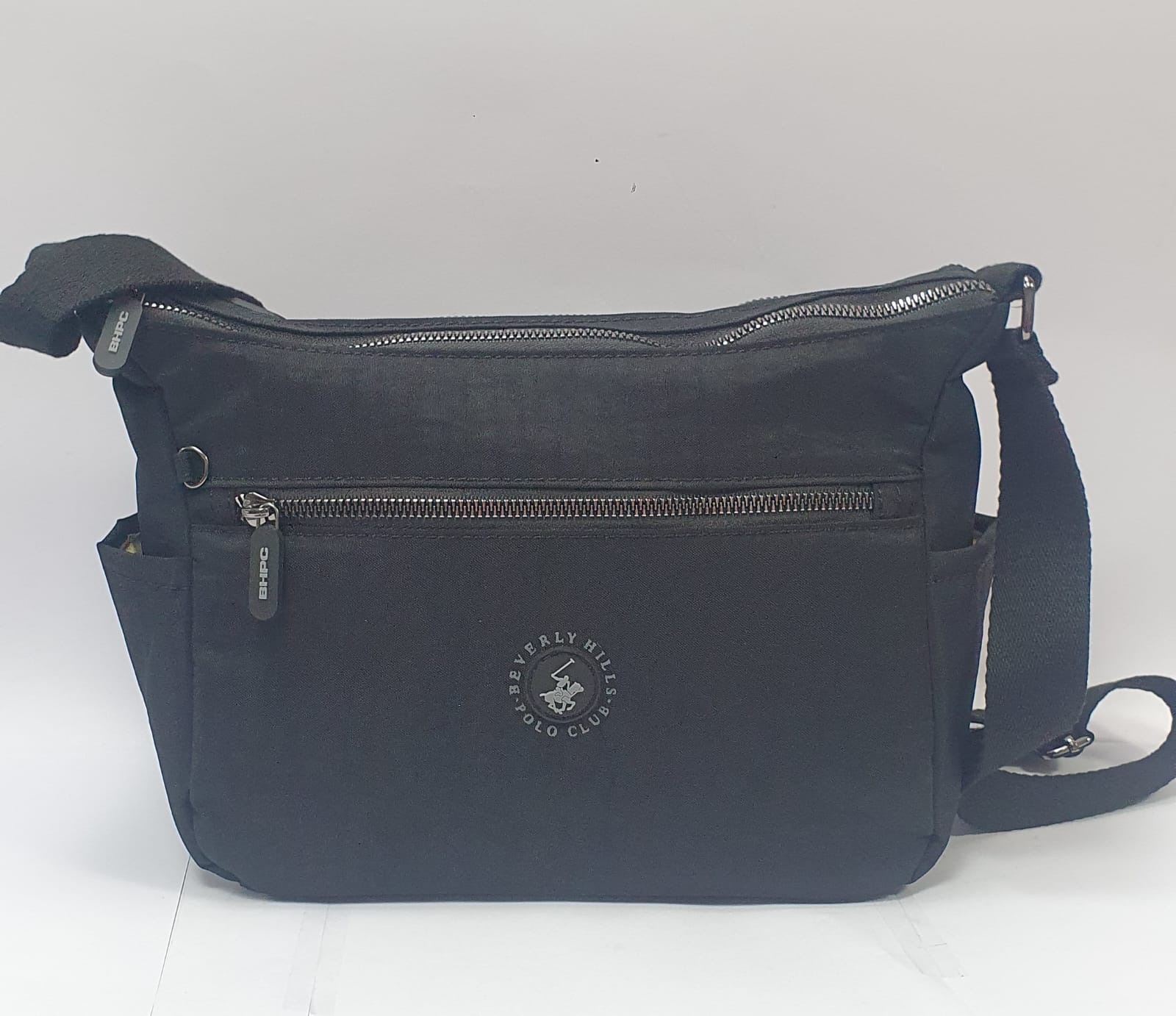 BORSA A TRACOLLA BEVERLY HILLS POLO CLUB BH-3954G BEIGE / NERO