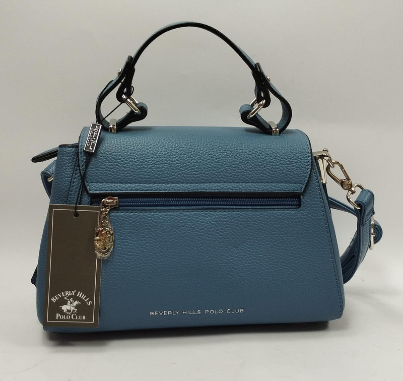 borsa donna beverly hills polo club bh-4202 azzurro