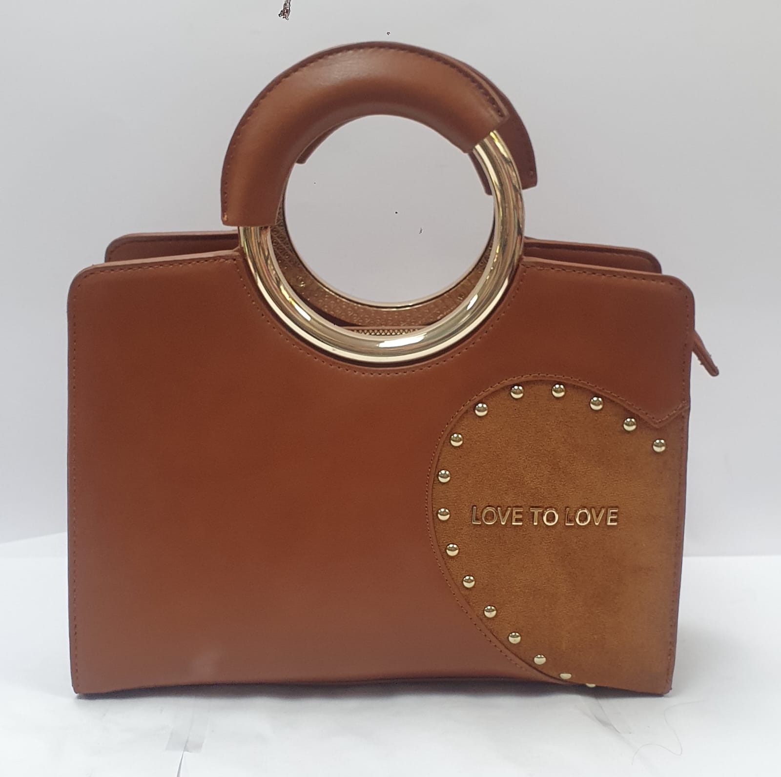 Borsa donna Love To Love LO-341 beige /cuoio / moro
