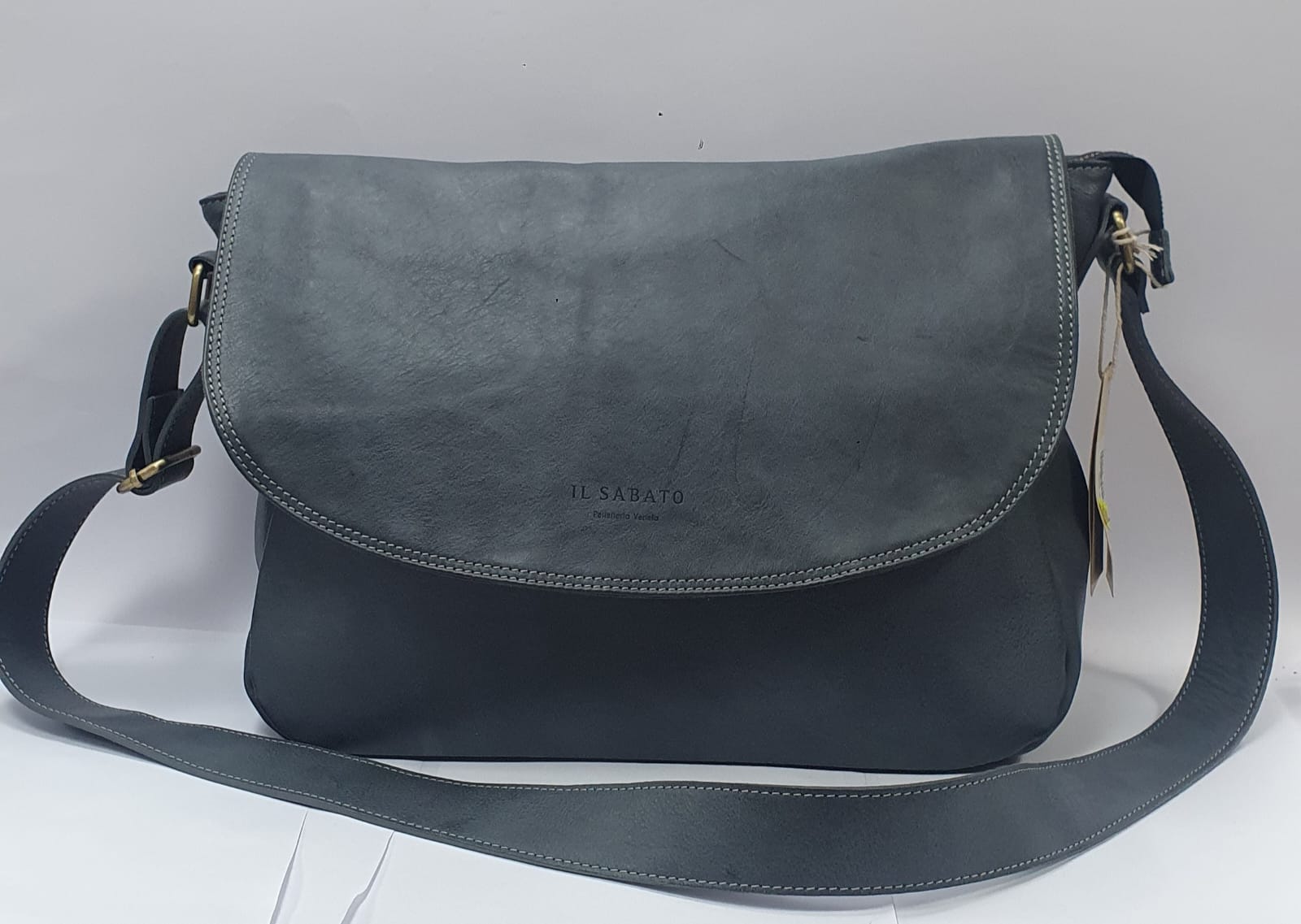 CARTELLA DONA DI PELLETTERIA VENETA S101 GRIGIO