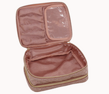 Beauty case donna di camomilla milano Matelasse L rosa/ grigio cod. 61028