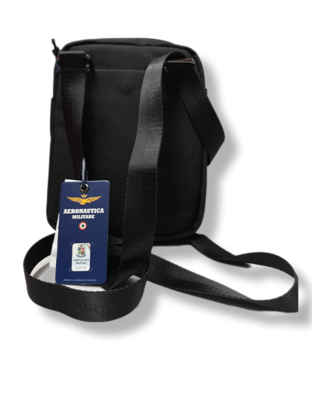 tracolla piccola uomo aeronautica militare Am-500 nero/ blu