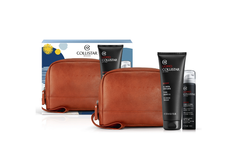 Cofanetto Collistar gel doccia tonificante 250 ml  e schiuma da barba 75ml