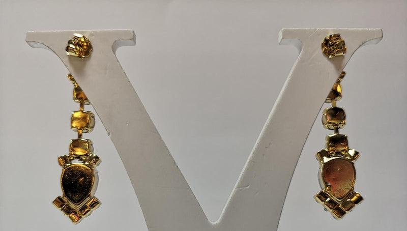 Set donna di trik bijoux orecchini e bracciale con gocce lilla