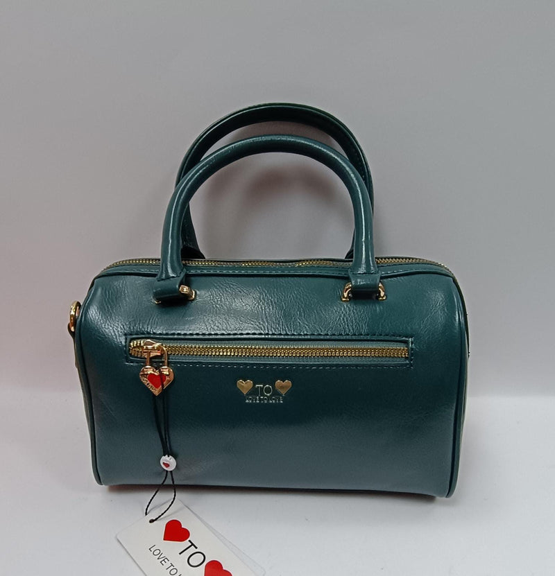 Borsa bauletto donna linea Love to love art. LO-281 petrolio