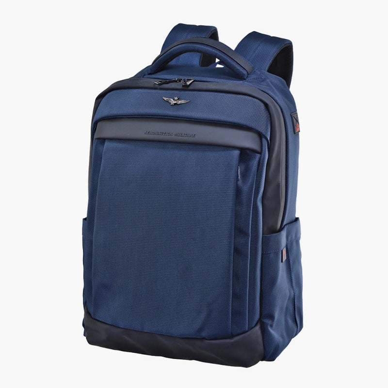 Zaino da uomo di aeronautica militare am-504 nero, blu