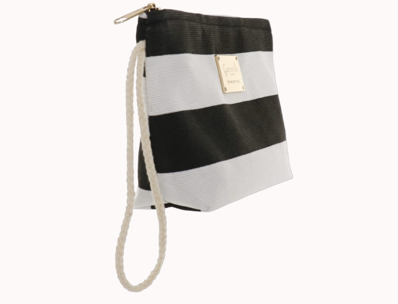busta mare riga M nero per sempre cod.60200 di camomilla milano