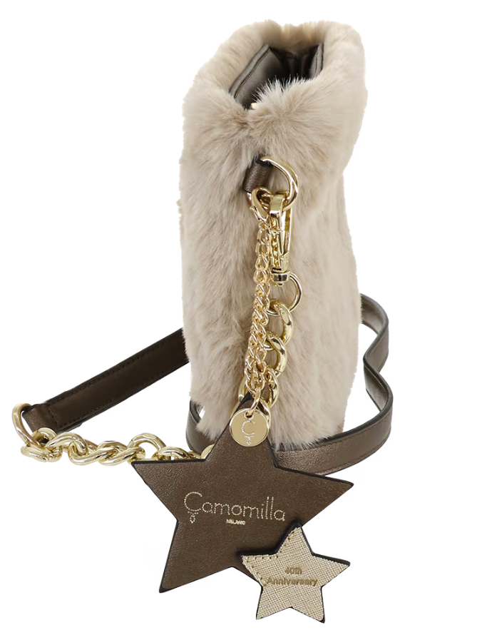 tracolla donna di camomilla milano olga Cod. 61177 beige/ azzurro/ rosa/ nero