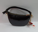 borsa a mano donna Love to Love art. LO-283 nero/ verde militare/ vinaccio/ petrolio/ rosso