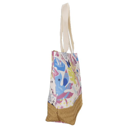 Borsa mare magic happy summer di camomilla milano rosa