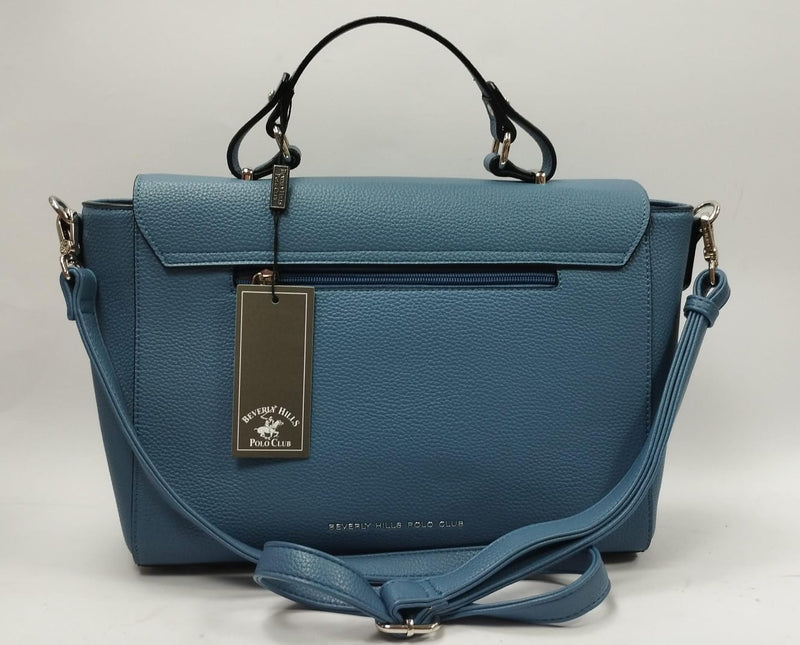 borsa donna beverly hills polo club bh-4201 azzurro