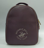 beverly hills polo club zaino donna bh-4262 aubergine/nero
