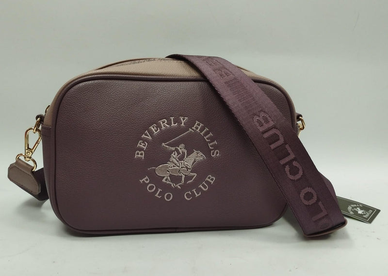beverly hills polo club borsa donna a tracolla bh-4263 aubergine