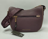 beverly hills polo club borsa a tracolla donna bh-4264 aubergine/ nero