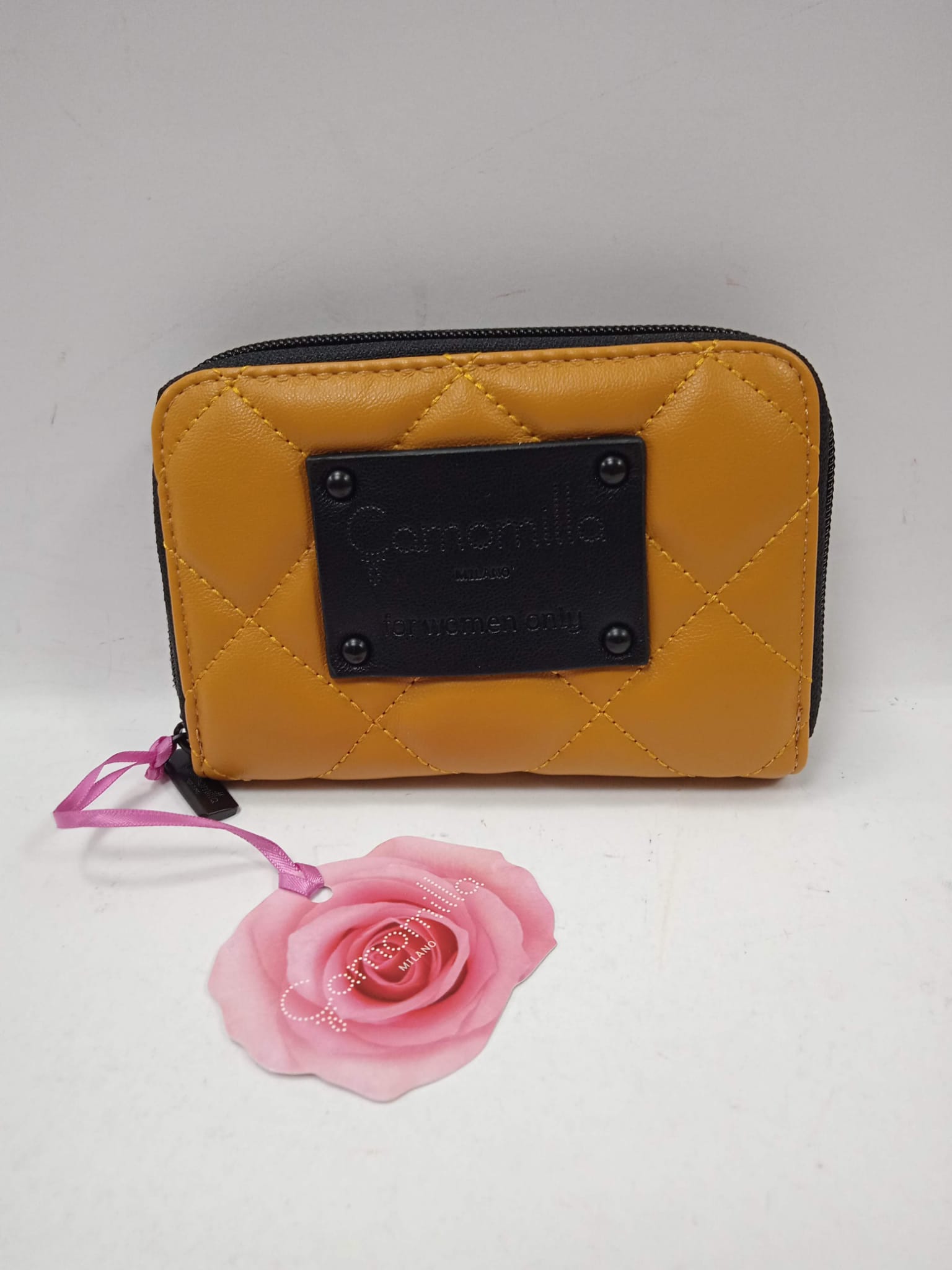 Portafoglio donna di Camomilla Milano cod. 63651 nero/ bianco/ senape/ rosa/ oro/ rosso