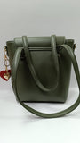 borsa a tracolla donna  love to love art. LO-220 verde