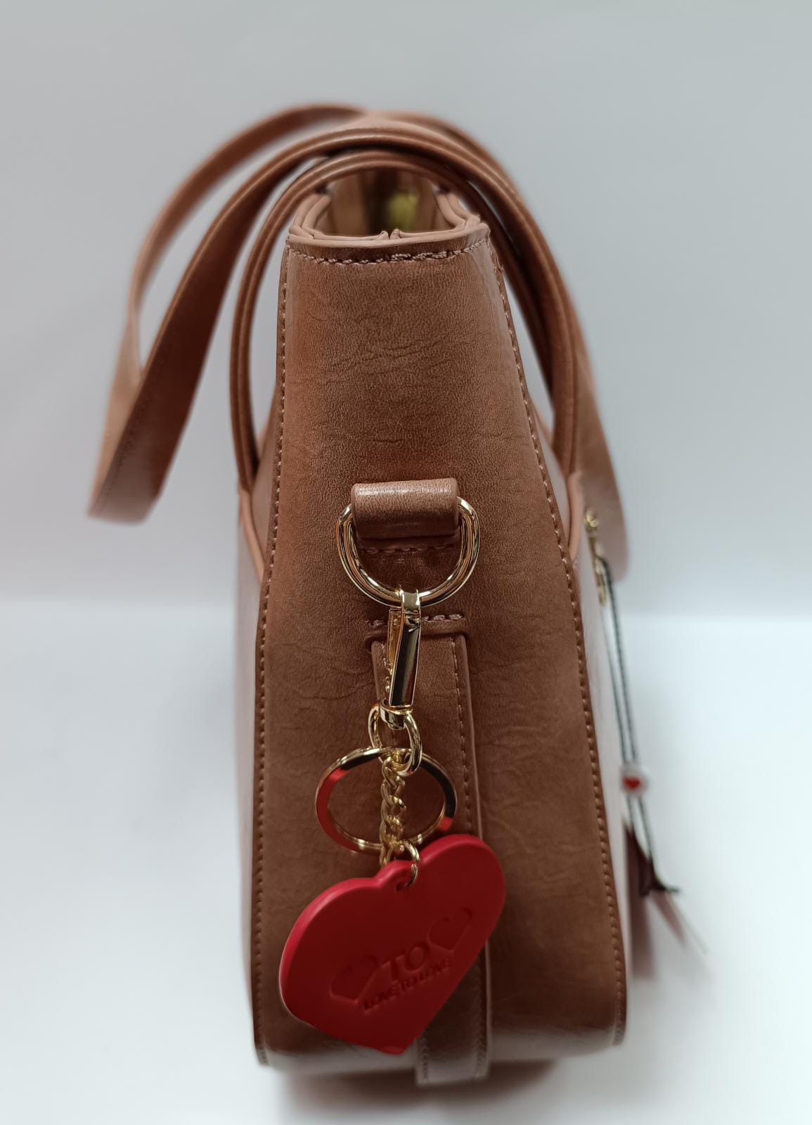 Borsa a spalla donna linea Love to Love art. LO-292 cipria scuro