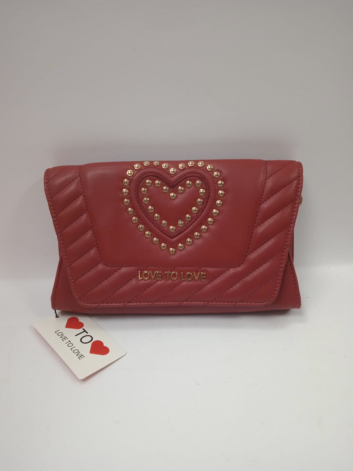 Pochette donna linea Love to Love cod. LO332 nero/ rosso/ verde/ blu/ petrolio/ viola