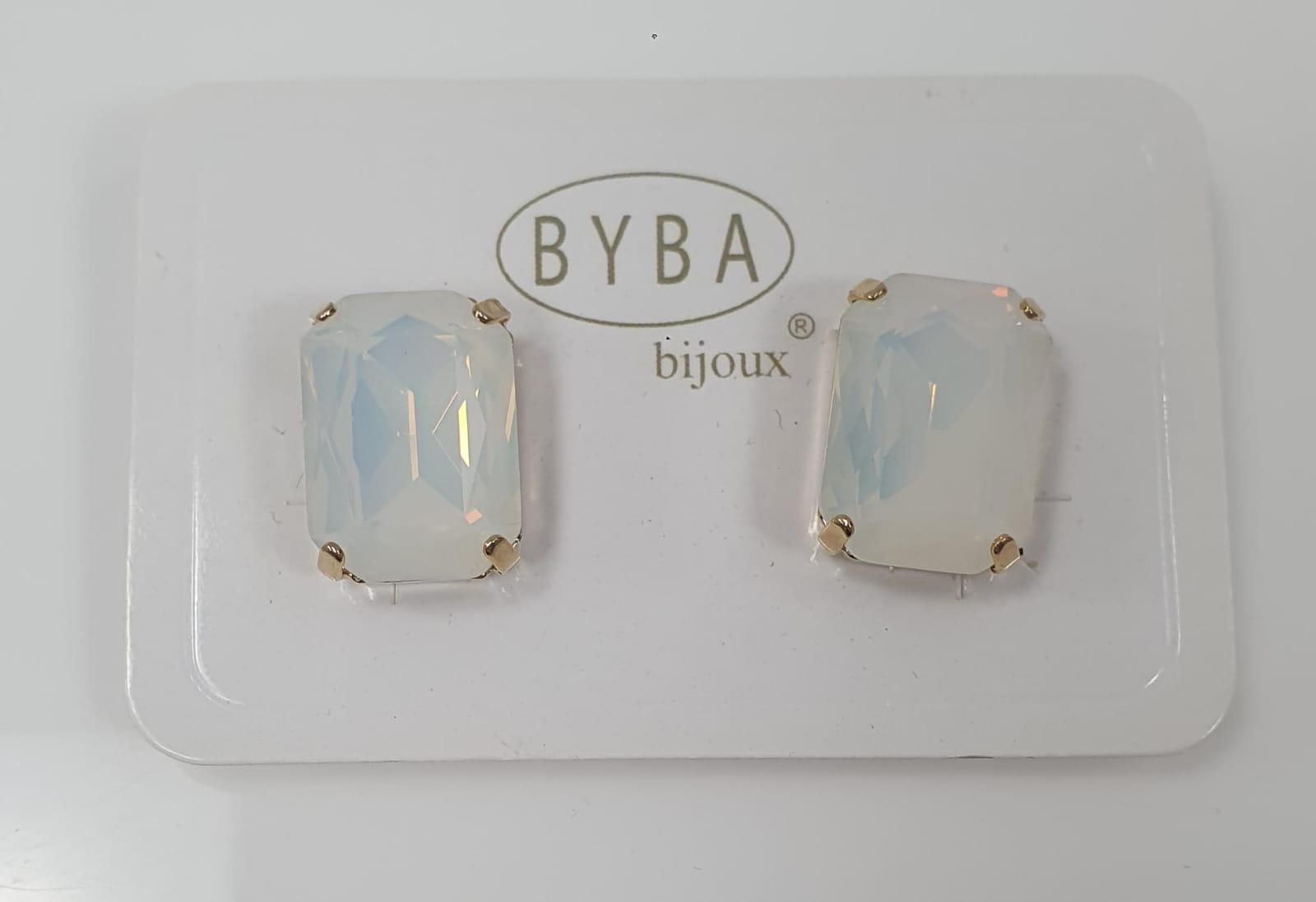 Orecchini donna di byba bijoux Queen Clips cristallo/ bianco/ rosa/ verde/lilla/ rosso/ nero/ fucsia