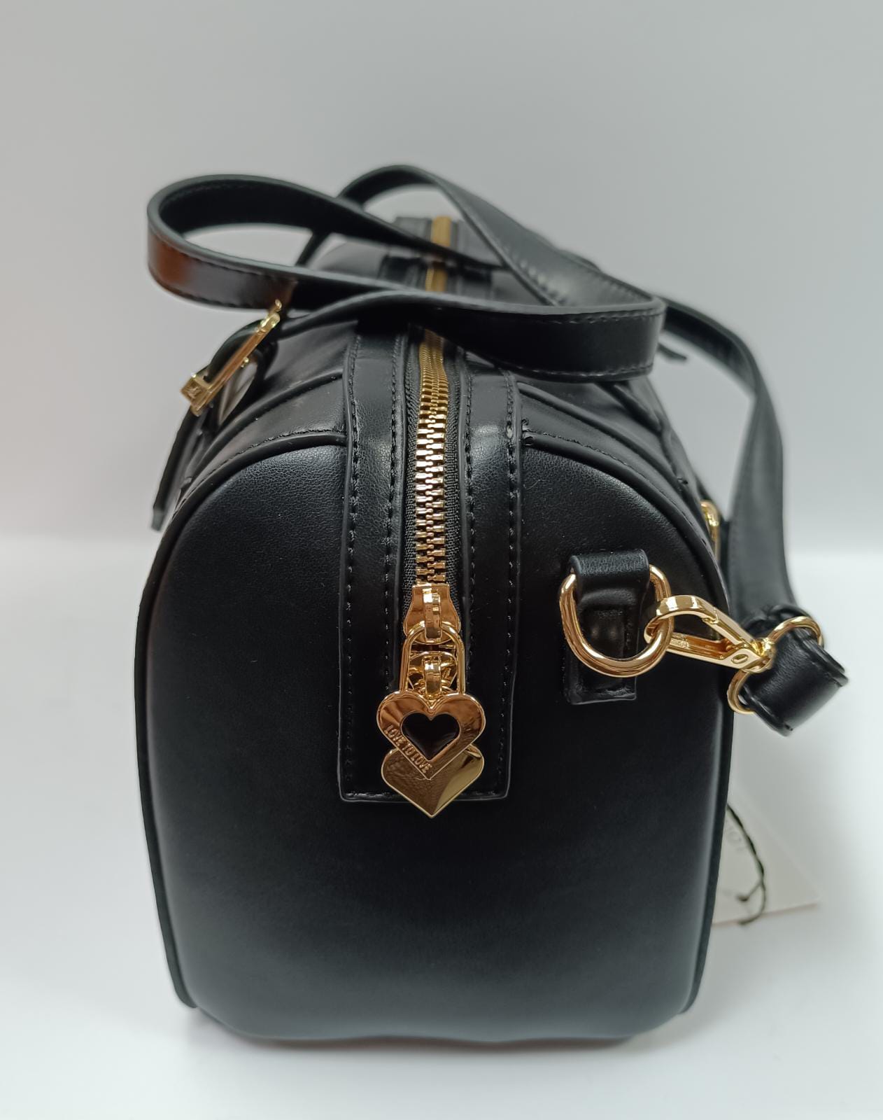 borsa a bauletto donna della linea Love to Love art LO-252 nero/ vinaccio/ toupe/ azzurro verde/ verde militare/ rosso