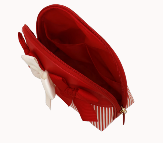 Beauty case donna/ pouch  L Salina di camomilla milano rosso/ blu cod. 58739
