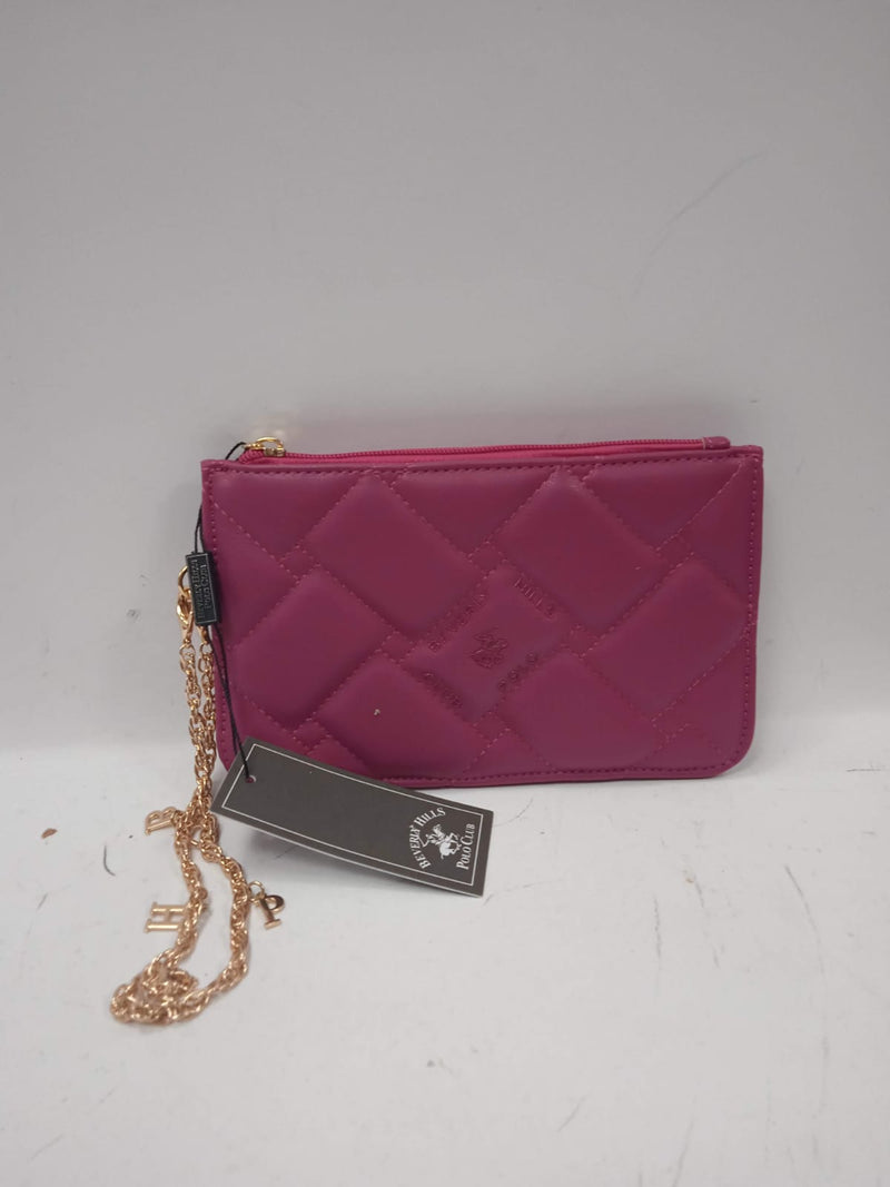 pochette donna di beverly hills polo club bh-3495 nero/ fucsia/ blu