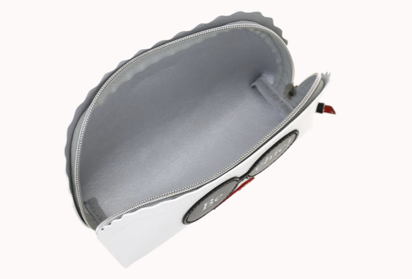 beauty case donna / necessaire be chic nero/ bianco misura M/L cod.61381 / 61383