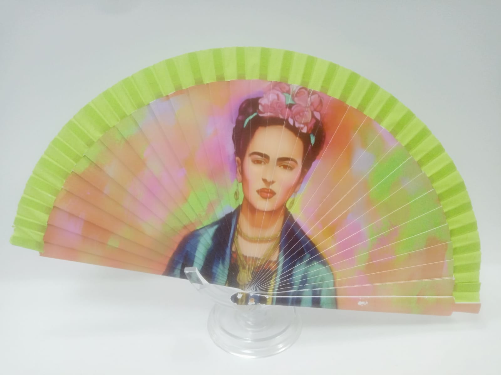 Ventaglio Frida Calo Azzurro/ verde made in italy