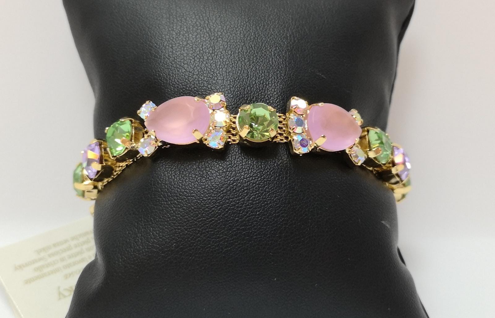 Set donna di trik bijoux orecchini e bracciale con gocce lilla