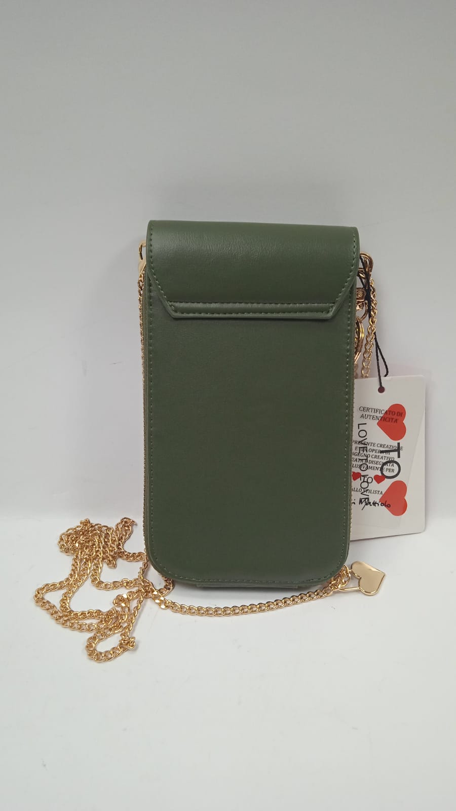 portacellulare donna love to love art. LO-224 verde