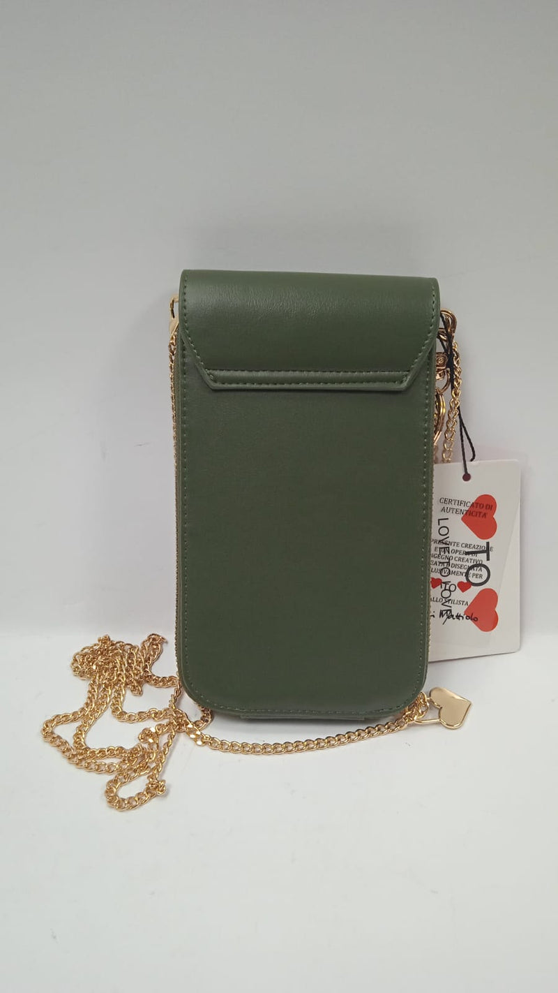 portacellulare donna love to love art. LO-224 verde