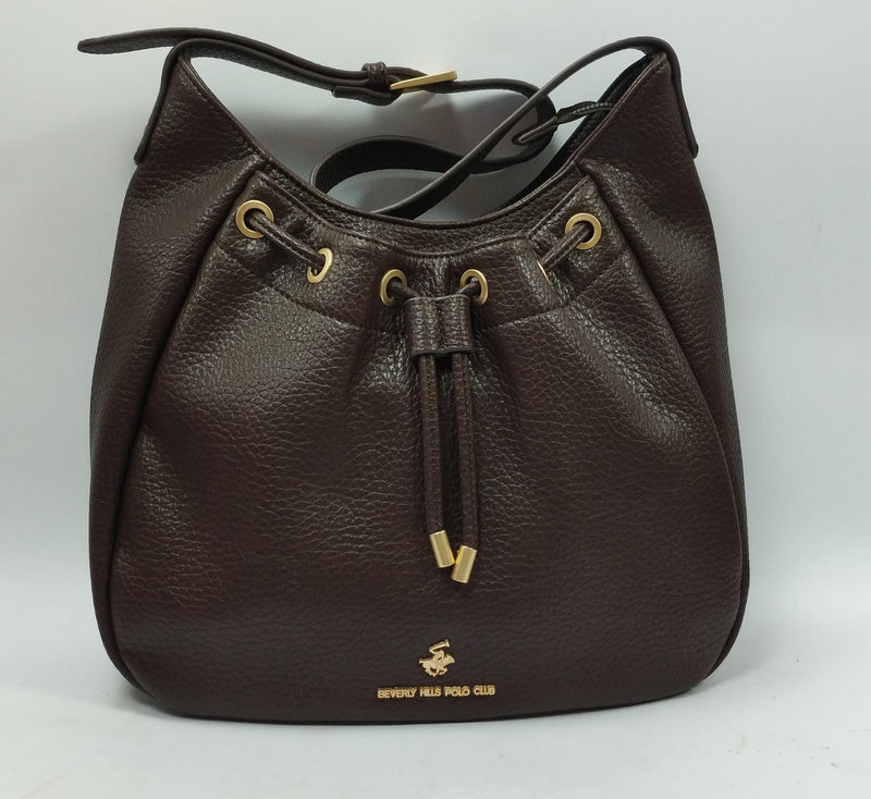 borsa donna beverly hills polo club bh-4291 marrone/ nero