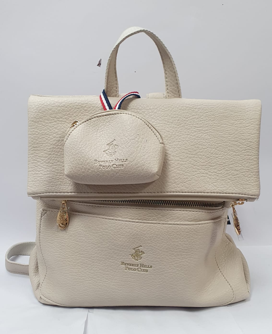zaino donna beverly hills polo club bh-4137 nero/beige