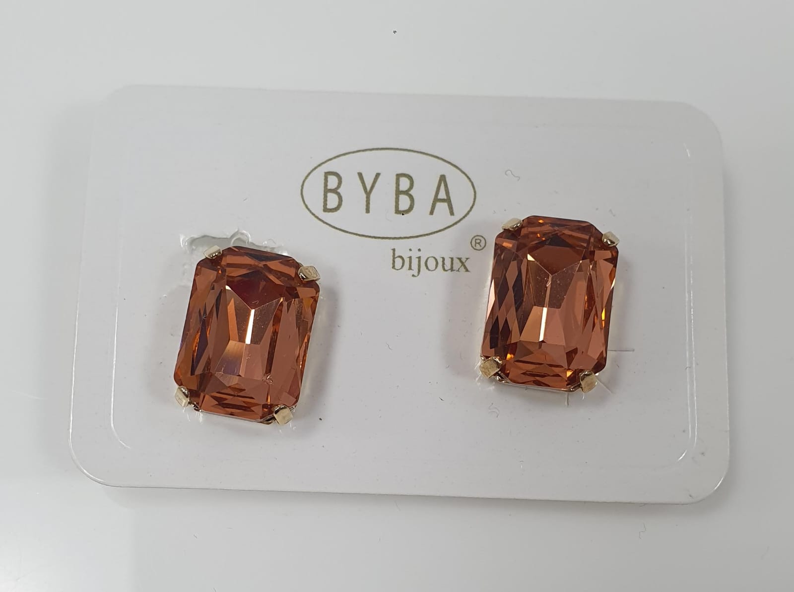 Orecchini donna di byba bijoux Queen Clips cristallo/ bianco/ rosa/ verde/lilla/ rosso/ nero/ fucsia