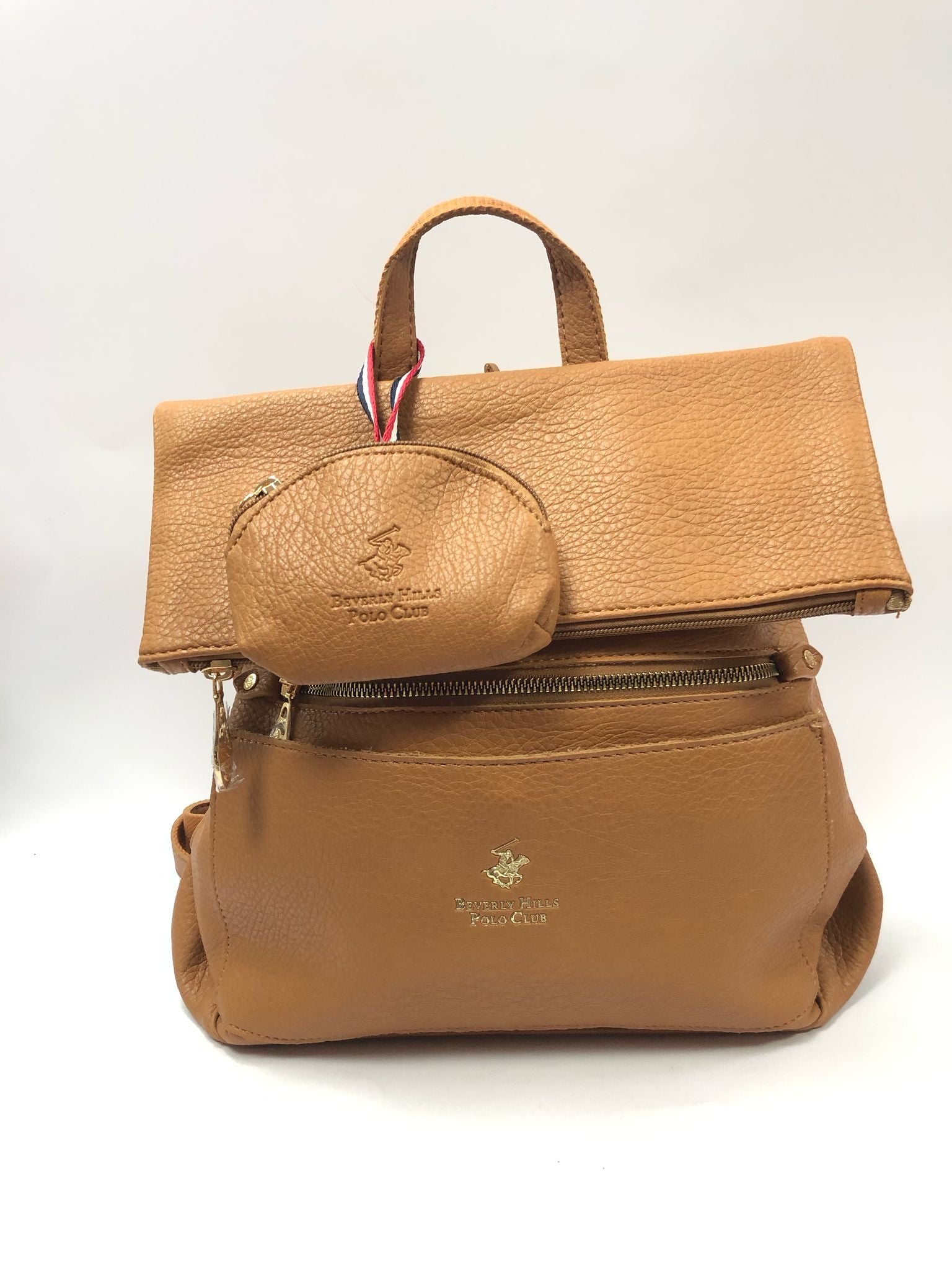 zaino donna beverly hills polo club bh-4137 nero/beige