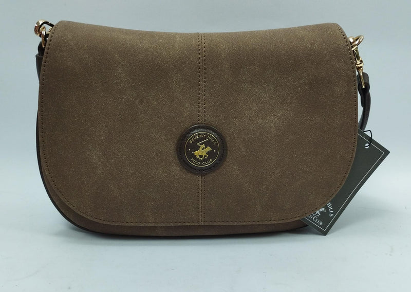 borsa donna beverly hills polo club bh-4323 dark brown