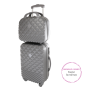 Camomilla Trolley Rigido + Beauty case rosso/ lime/ rosa antico/ oro/ fiori/ azzurro/ pink/ glicine/ silver/ nero