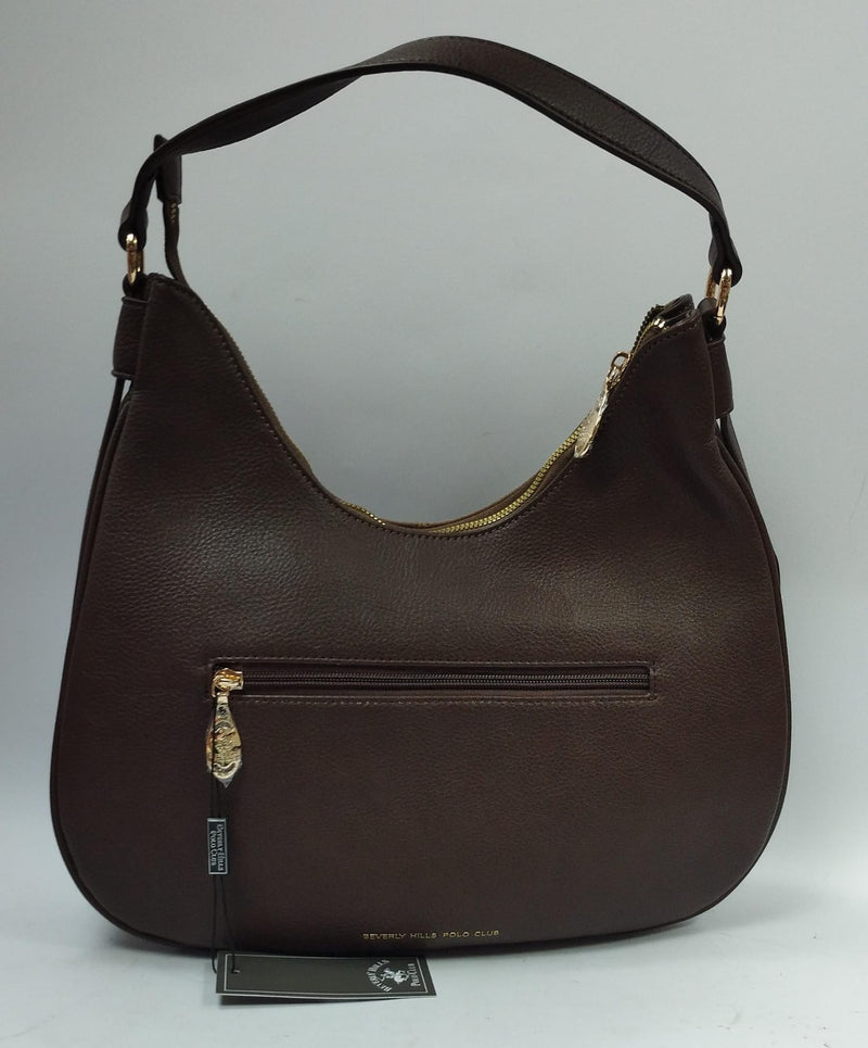 borsa donna beverly hills polo club bh-4320 dark brown