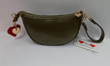 borsa a mano donna Love to Love art. LO-283 nero/ verde militare/ vinaccio/ petrolio/ rosso