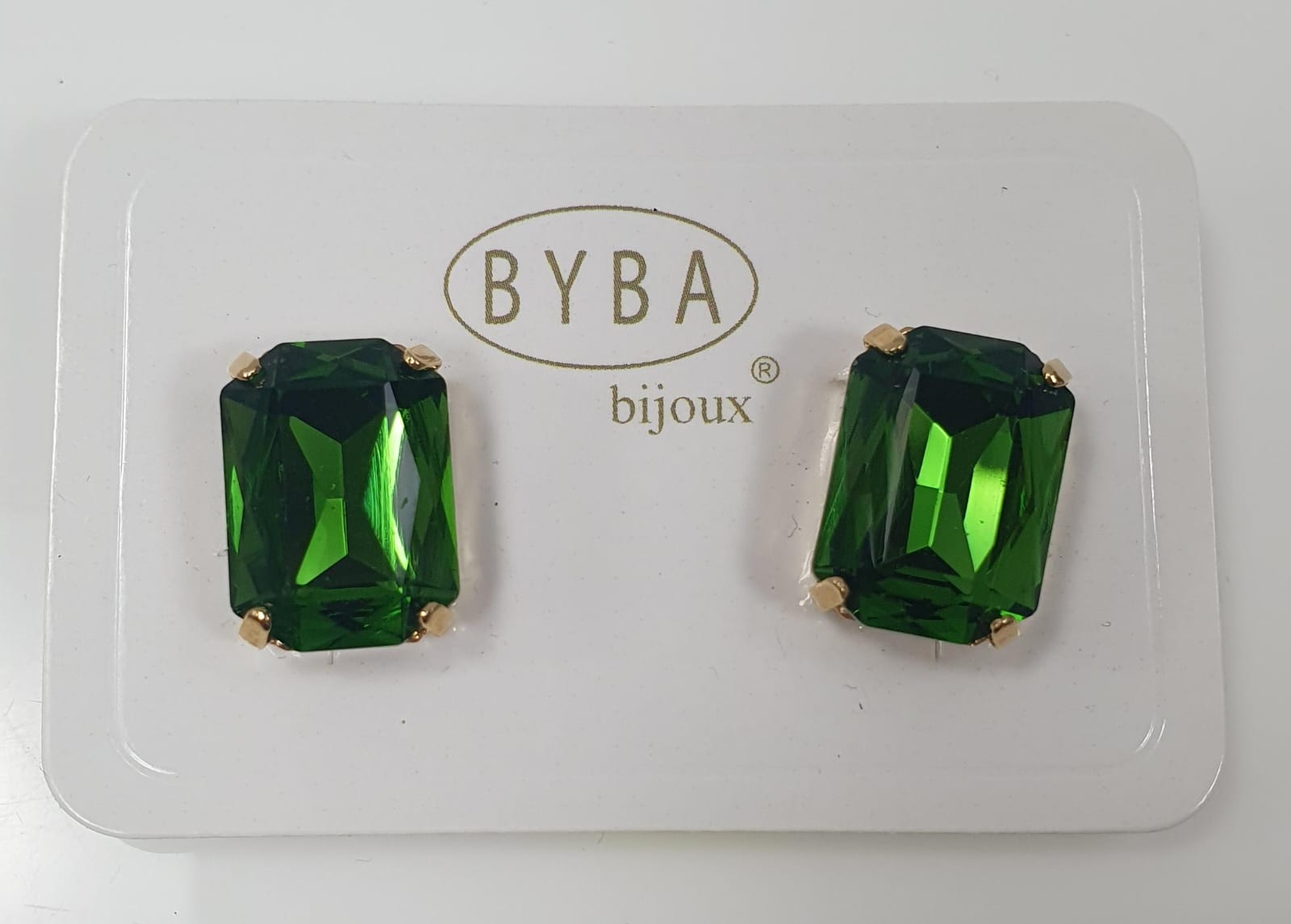 Orecchini donna di byba bijoux Queen Clips cristallo/ bianco/ rosa/ verde/lilla/ rosso/ nero/ fucsia