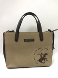 borsa donna beverly hills polo club bh-4211 beige/ nero