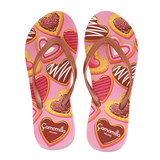 Flip flop rosa cookies  di camomilla Milano S/M/L
