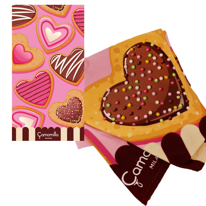 Telo mare cookies di camomilla Milano 80x150cm